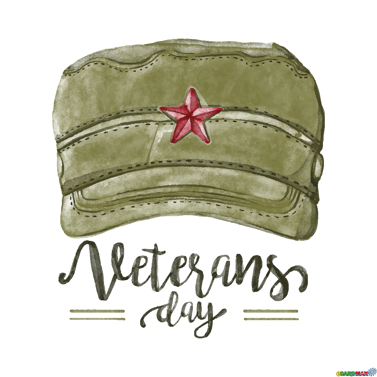 Old cap of soldier