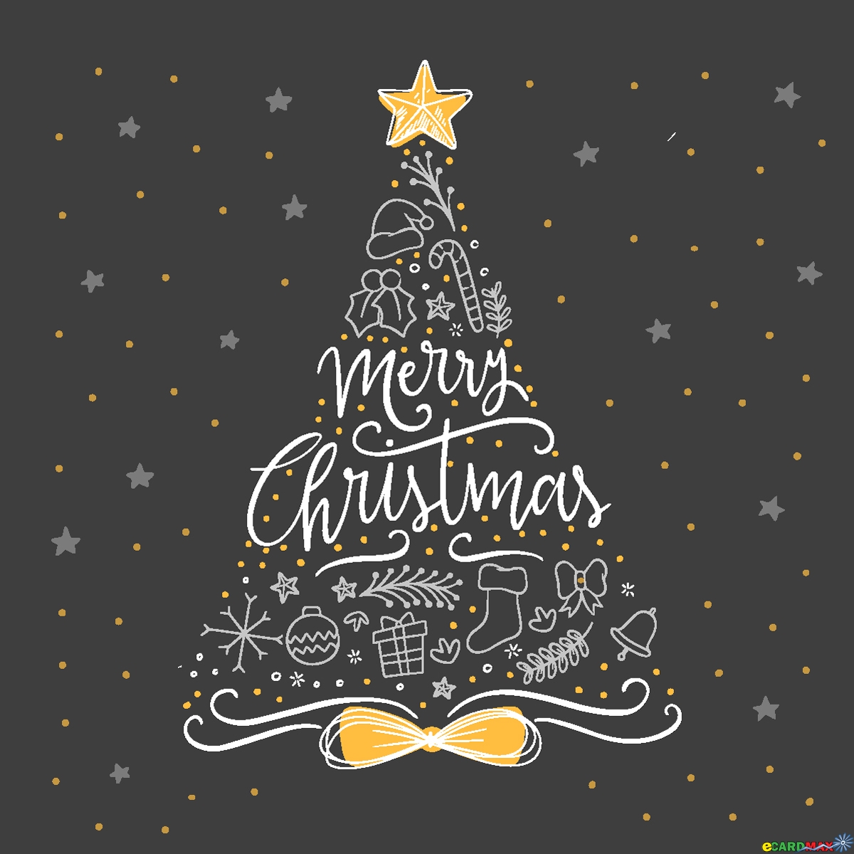 Lovely hand drawn christmas